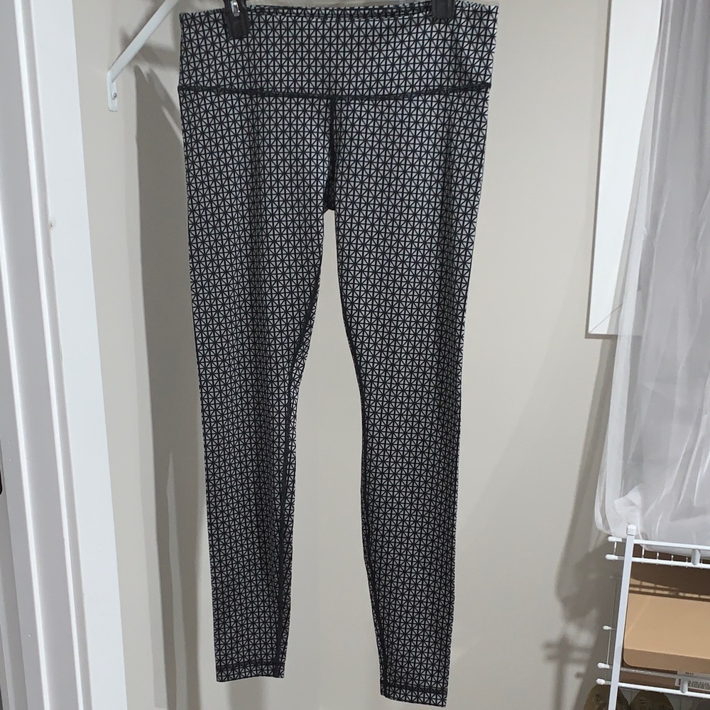 lululemon athletica Black and White Patterned Leggings
